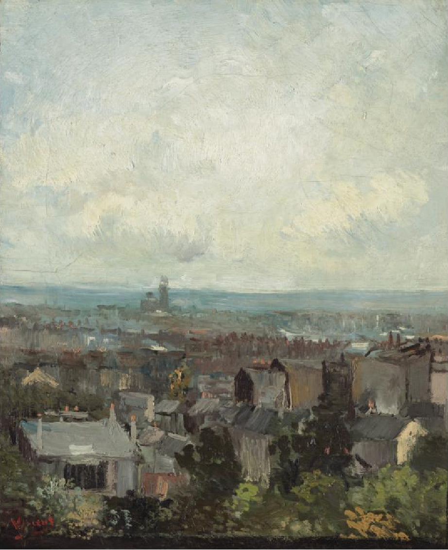 Reproduction du tableau « Vue de Paris aux environs de Montmartre - Vincent van Gogh » par Alpha Reproduction en peinture à l’huile