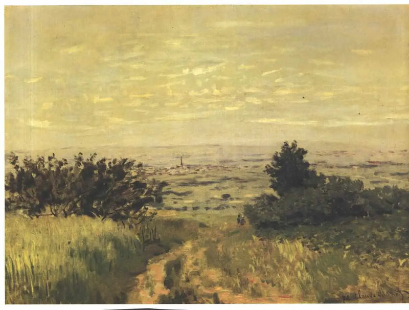 Argenteuil'de Düz Manzara, Sannois Yamaçları - Claude Monet