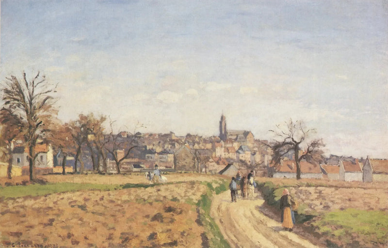 Pontoise Manzarası - Camille Pissarro