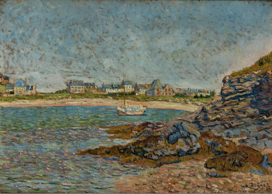 Saint Briac Limanı Manzarası - Paul Signac