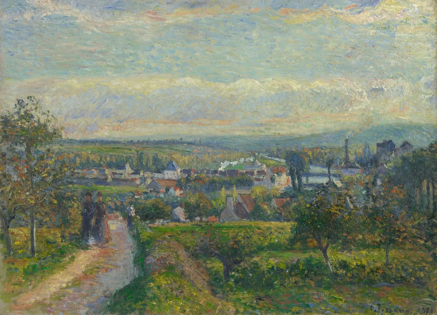 Saint-Ouen-l'Aumône Manzarası - Camille Pissarro