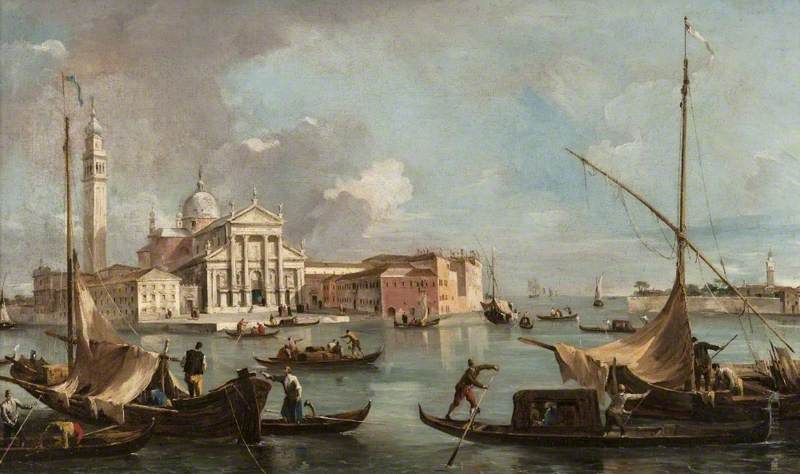 San Giorgio Maggiore, Venedik manzarası - Francesco Guardi