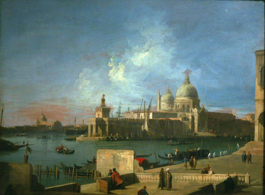 Santa Maria della Salute Manzarası, Büyük Kanal girişinden - Canaletto