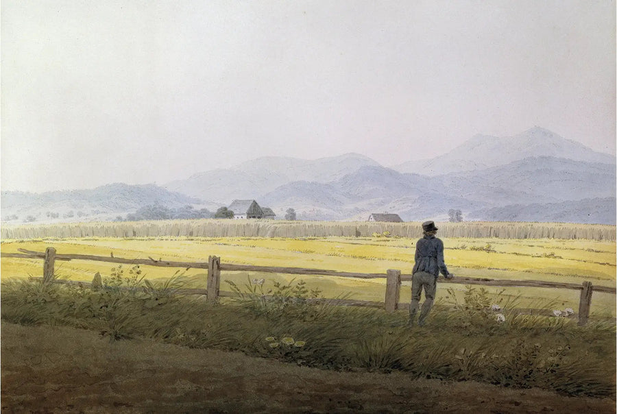 Schmiedebergerkamm Manzarası - Caspar David Friedrich