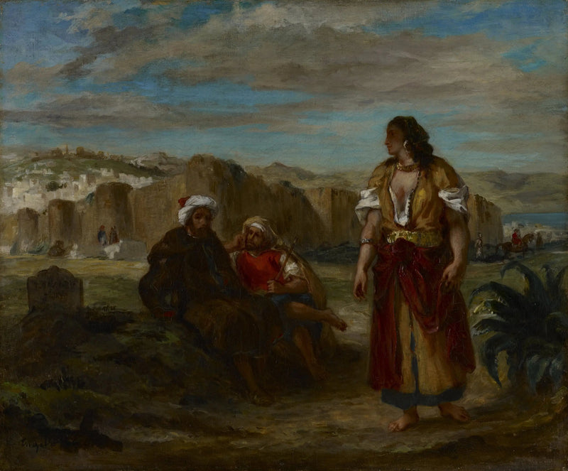 Tangier Manzarası - Eugène Delacroix