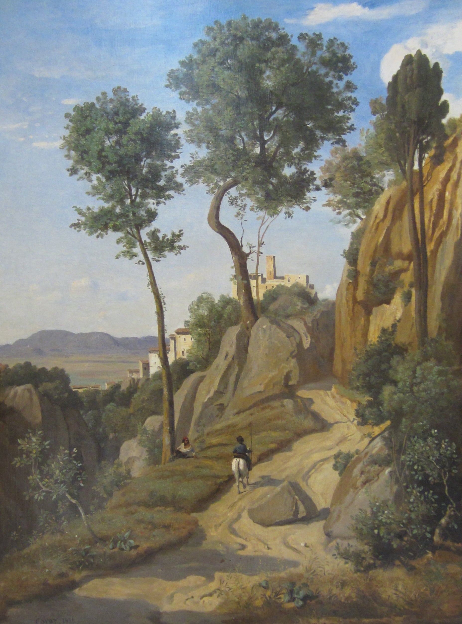 Vue de Volterra - Jean-Baptiste Camille Corot