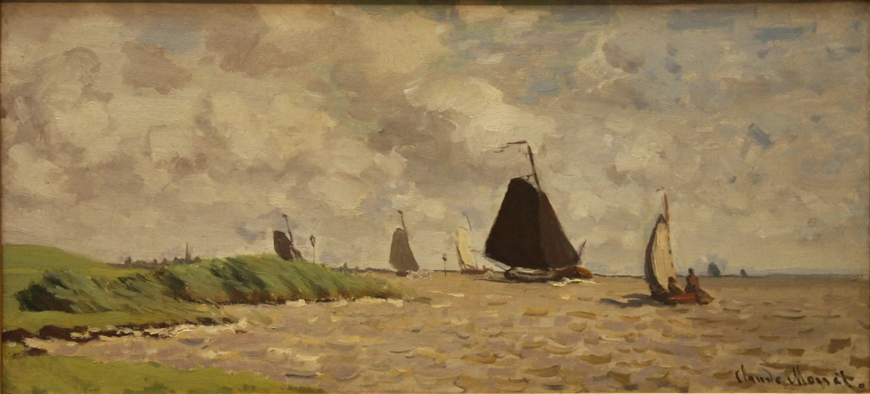 Reproduction du tableau « Vue de Voorzan - Claude Monet » par Alpha Reproduction en peinture à l’huile
