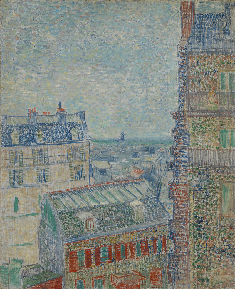 Sanatçının odasının görünümü, Lepic Caddesi - Vincent van Gogh