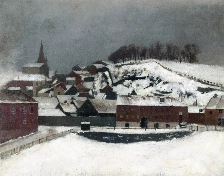 Fossveien 7'den Bergfjerdingen yönüne bakış - Edvard Munch