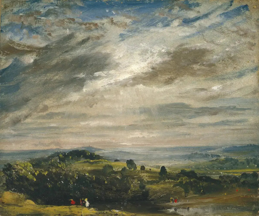 Hampstead Heath'ten Harrow yönüne manzara - John Constable