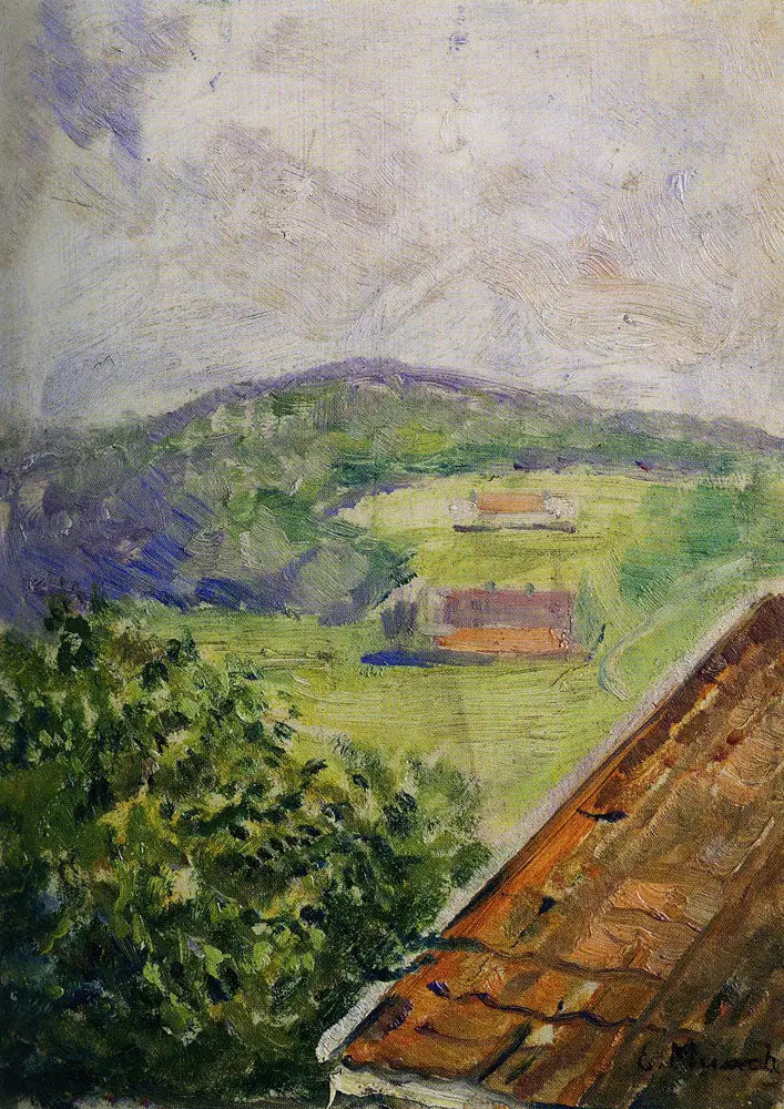 Hauketo'dan Manzara - Edvard Munch