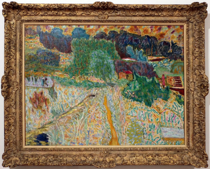 Sanatçının atölyesinden manzara, Le Cannet - Pierre Bonnard