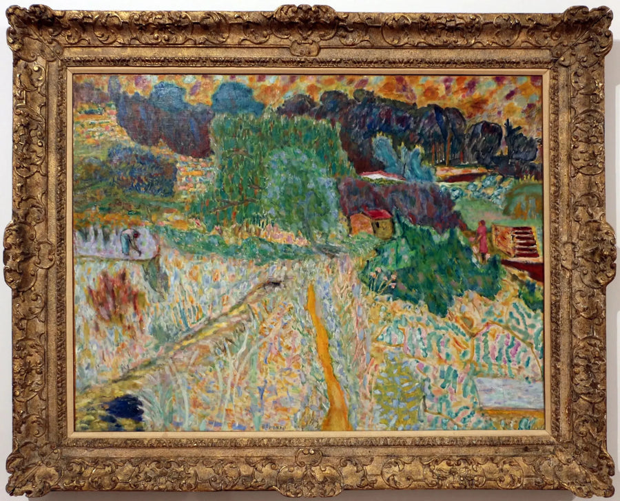 Sanatçının atölyesinden manzara, Le Cannet - Pierre Bonnard