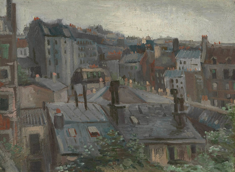 Vincent'in atölyesinden manzara - Vincent van Gogh