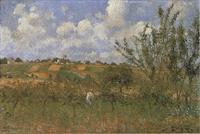 Gratte-Coqs Kıyısından Manzara, Pontoise - Camille Pissarro