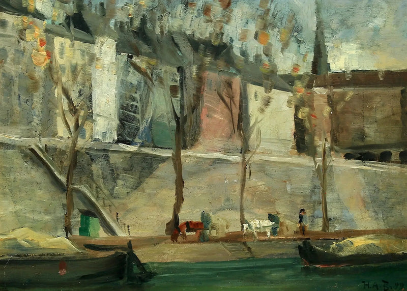 Seine'den Manzara - H. A. Brendekilde