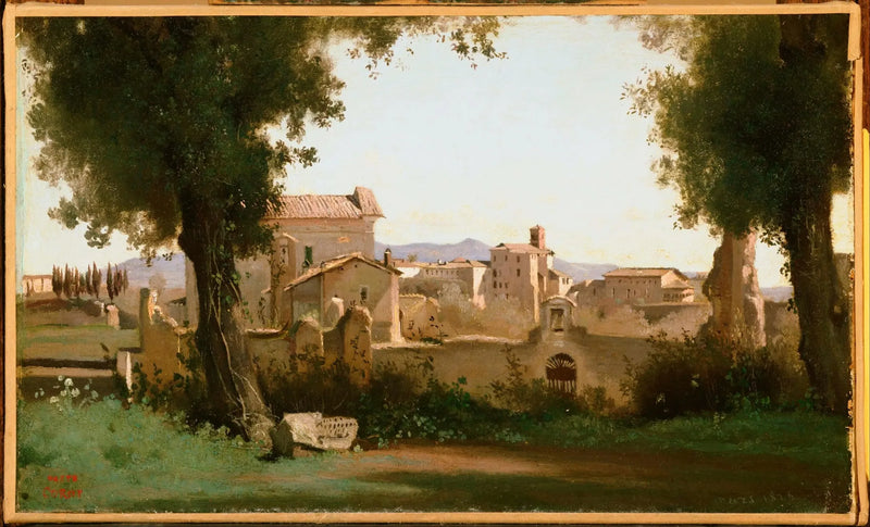 Farnèse Bahçeleri'nden Manzara - Jean-Baptiste Camille Corot