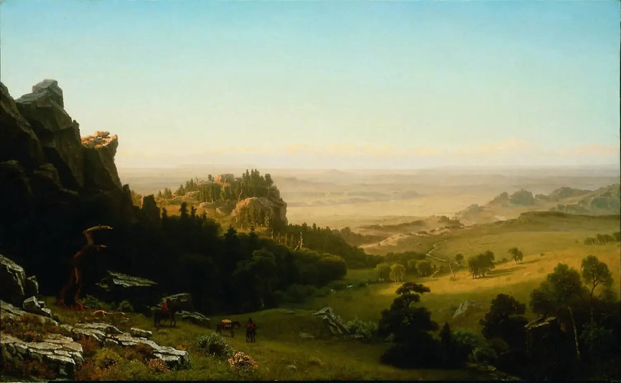 Wind River Dağları'ndan Manzara, Wyoming - Albert Bierstadt