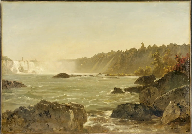 Niagara Şelaleleri Manzarası - John Frederick Kensett