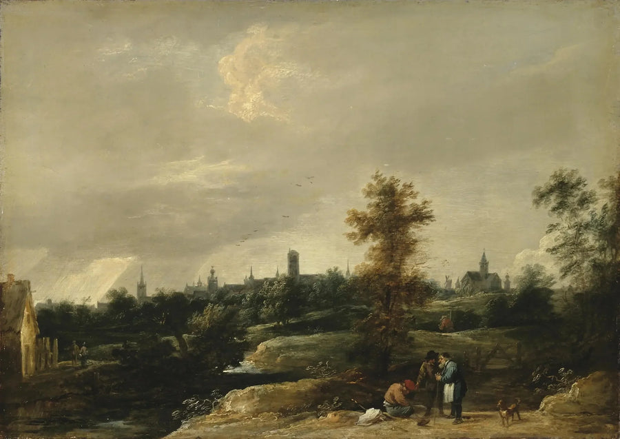 Brüksel Çevresi Manzarası - David Teniers genç