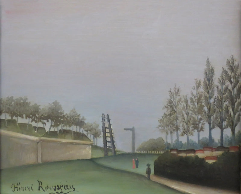 Vanves kapısının solundaki surların görünümü - Henri Rousseau