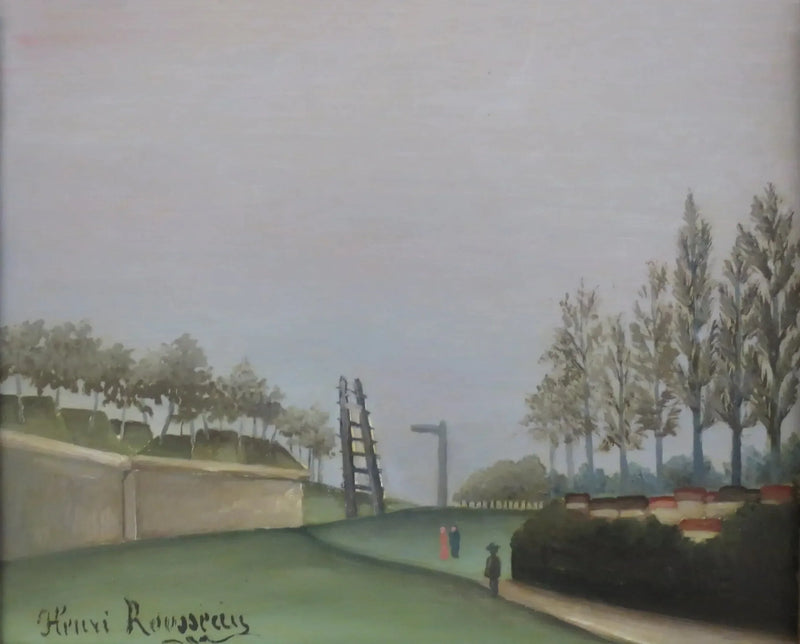 Vanves kapısının solundaki surların görünümü - Henri Rousseau