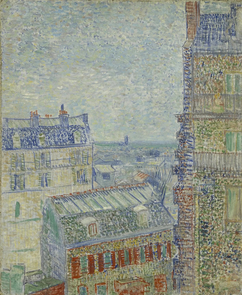 Paris çatılarından manzara - Vincent van Gogh