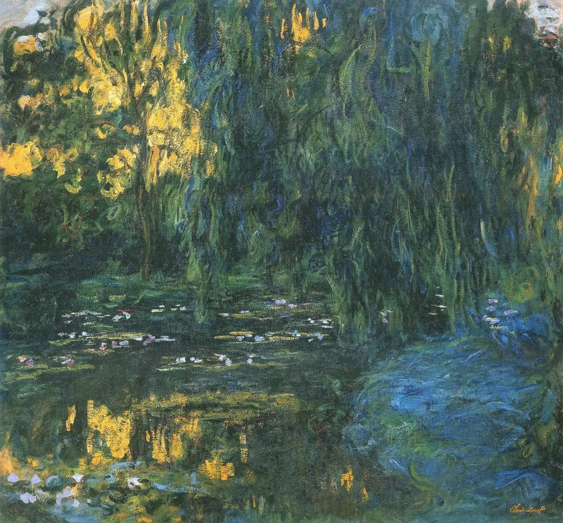 Nilüferli Gölet ve Söğüt - Claude Monet