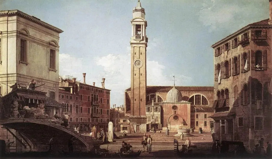 Saintlar Kampı Manzarası - Canaletto
