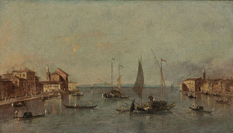 Venedik'ten Canale della Giudecca Manzarası - Francesco Guardi