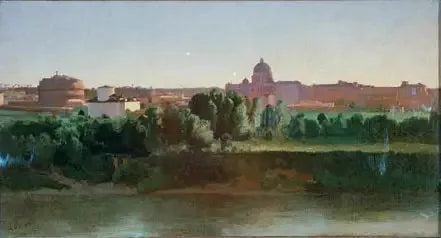 Saint-Ange Kalesi Manzarası - Jean-Baptiste Camille Corot
