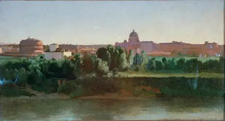Saint-Ange Kalesi Manzarası - Jean-Baptiste Camille Corot