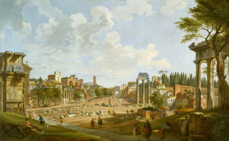 Roma Forumu Manzarası - Giovanni Paolo Panini