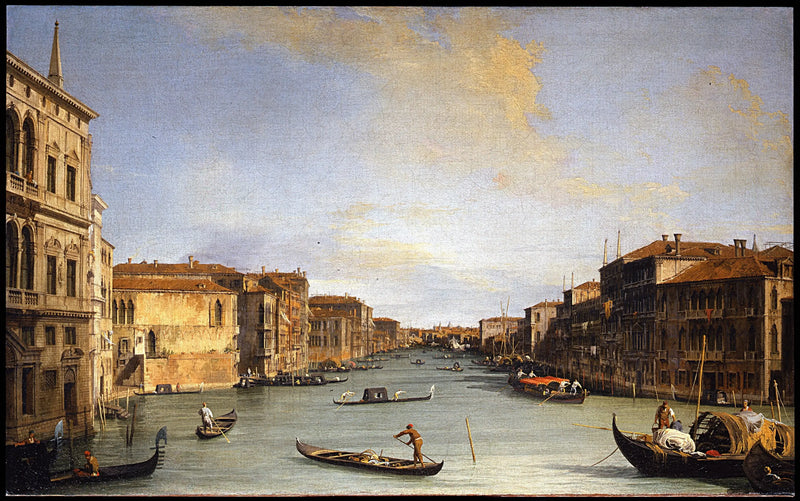 Grand Kanal Manzarası - Canaletto