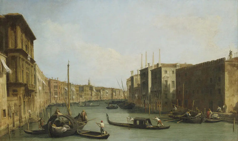 Grand Kanal Manzarası - Canaletto