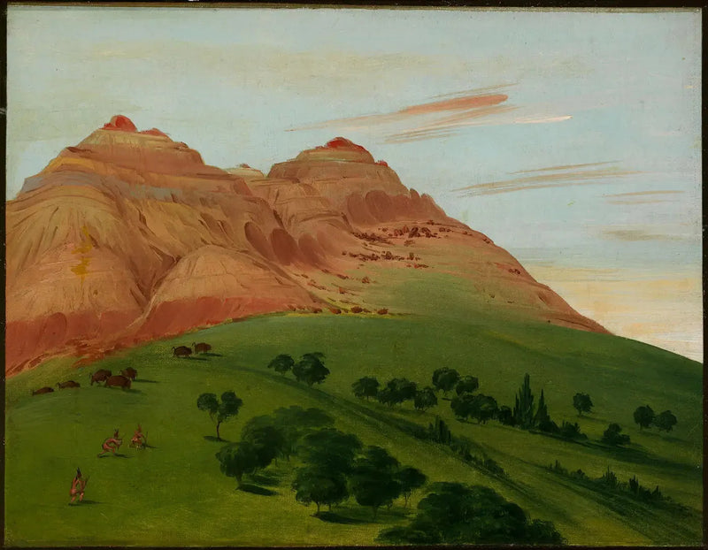 Grand Détour Manzarası, Saint-Louis'in 1900 mil üzerinde - George Catlin