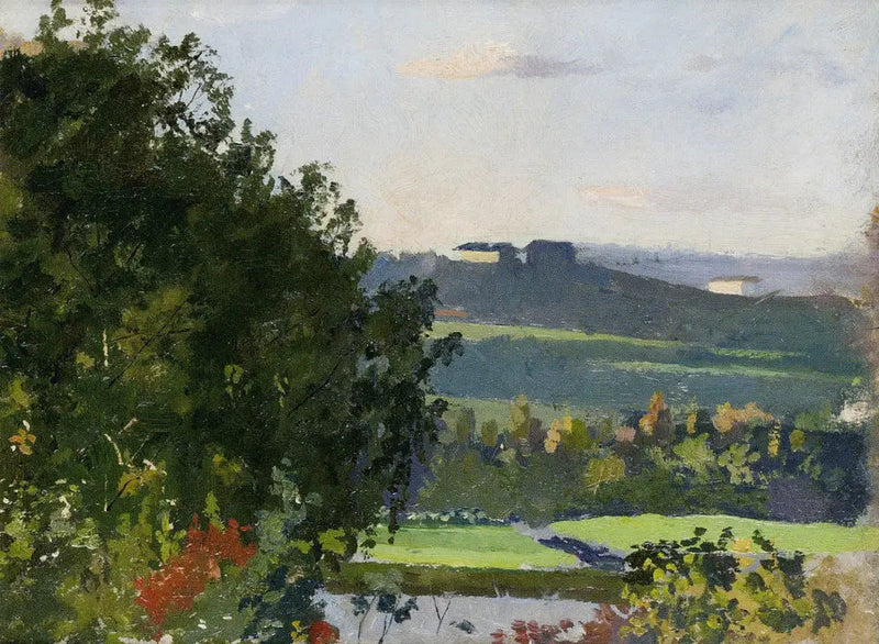 Grüner Bahçesi Manzarası - Edvard Munch