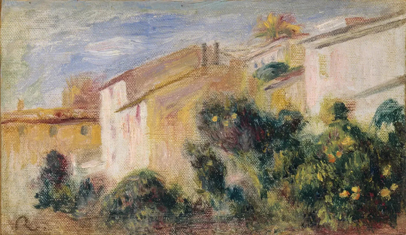 Villanın Bahçesi Manzarası - Pierre-Auguste Renoir