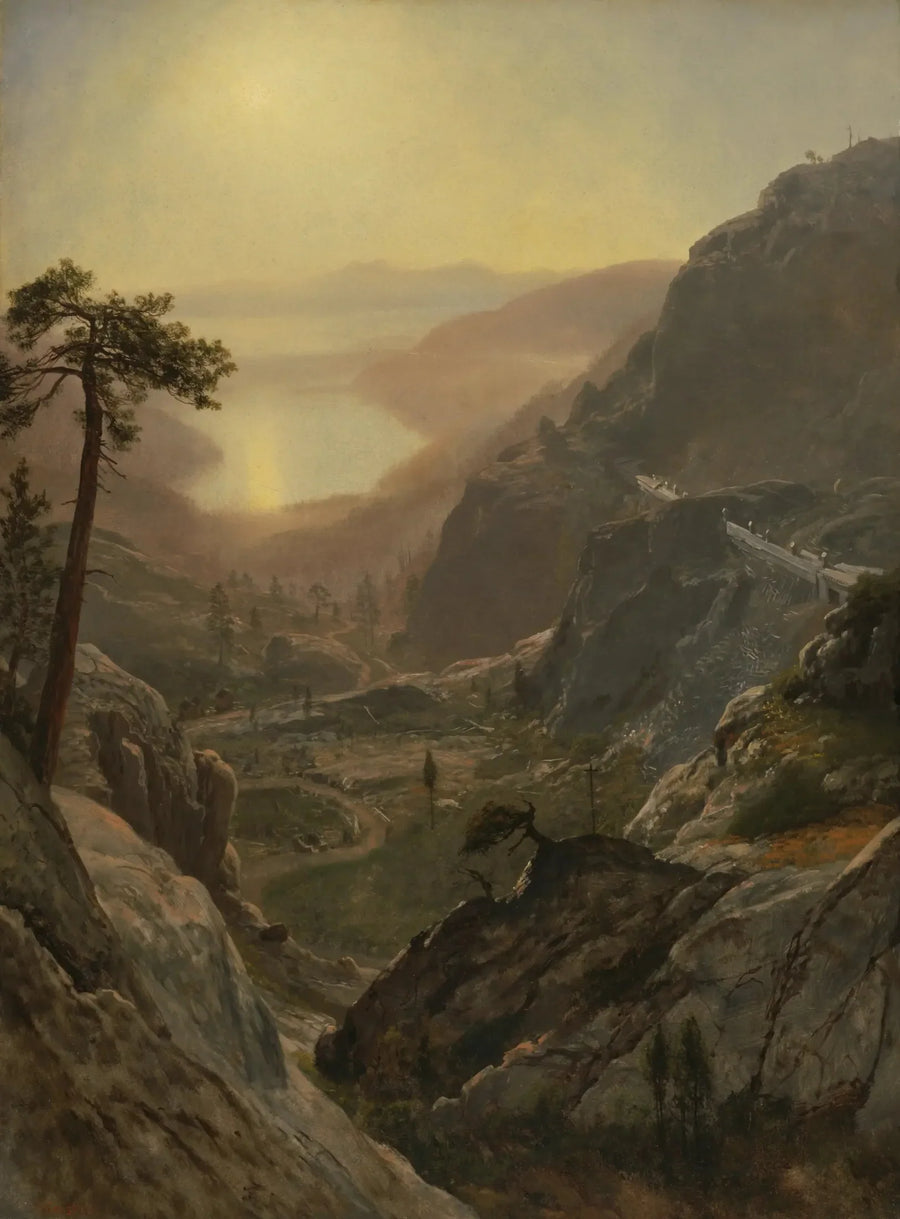 Donner Gölü Manzarası, Kaliforniya - Albert Bierstadt