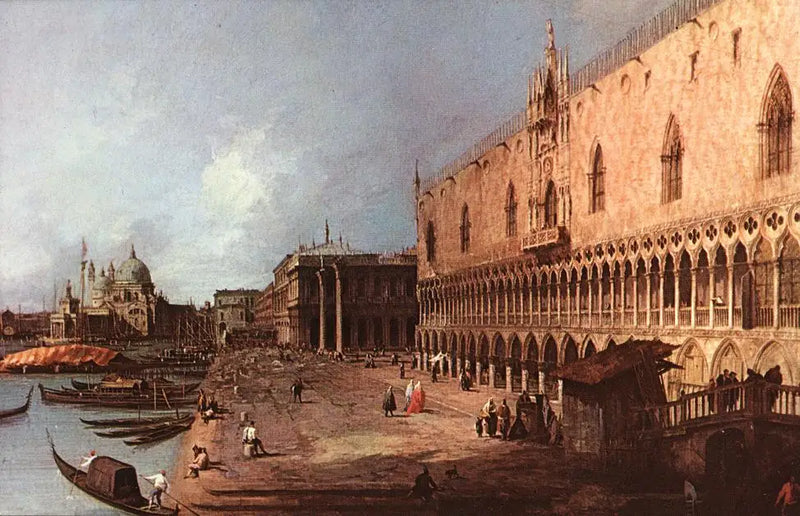 Mole Manzarası, Venedik - Canaletto