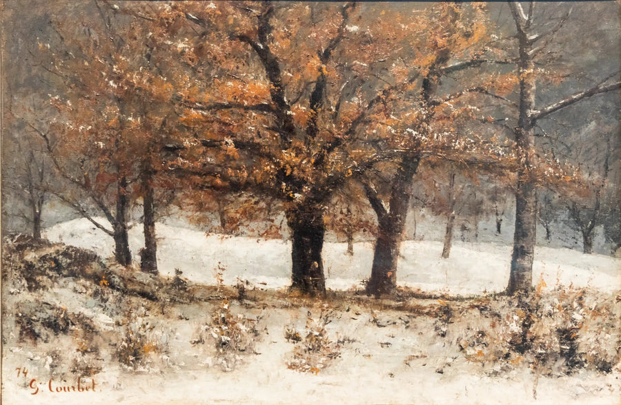 Clarens'in Üstündeki Crêtes Parkı Manzarası - Gustave Courbet