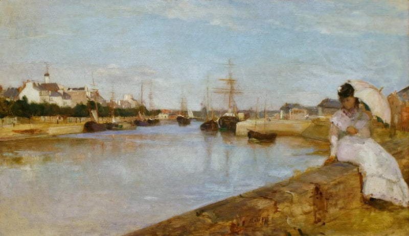 Lorient Küçük Limanı Manzarası - Berthe Morisot