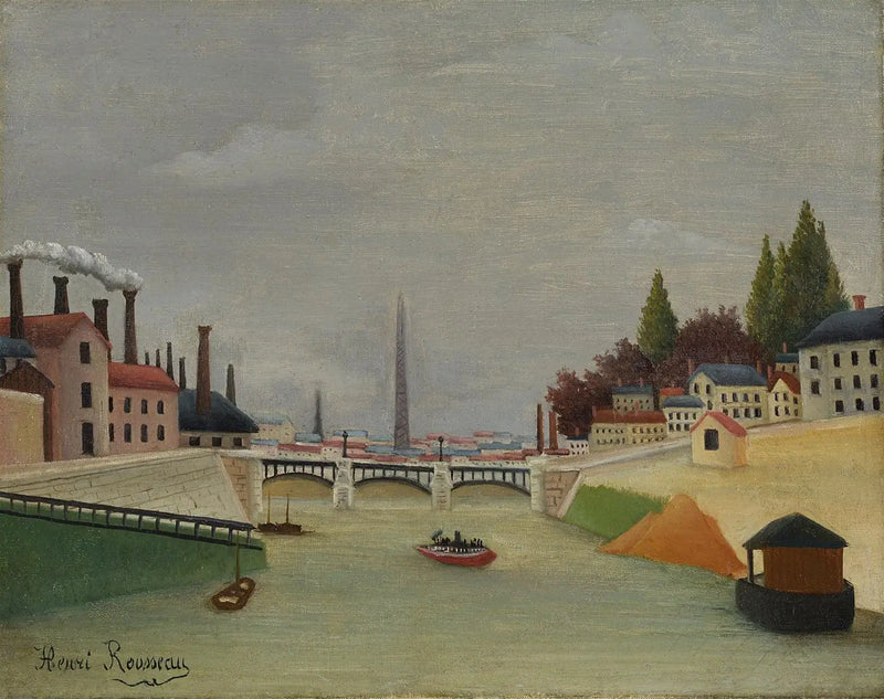 Grenelle Köprüsü Manzarası, Trocadéro - Henri Rousseau