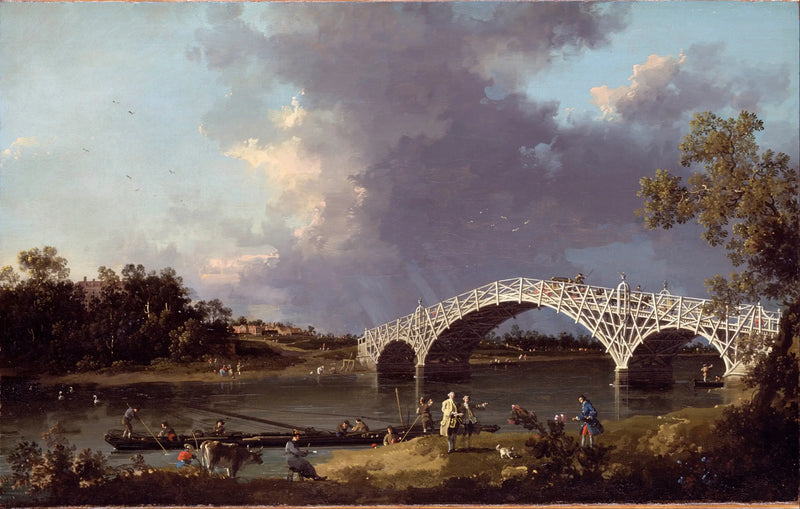 Walton Köprüsü Manzarası - Canaletto