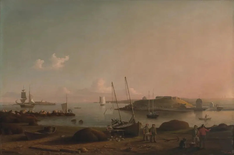 Gloucester Limanı Manzarası - Fitz Henry Lane