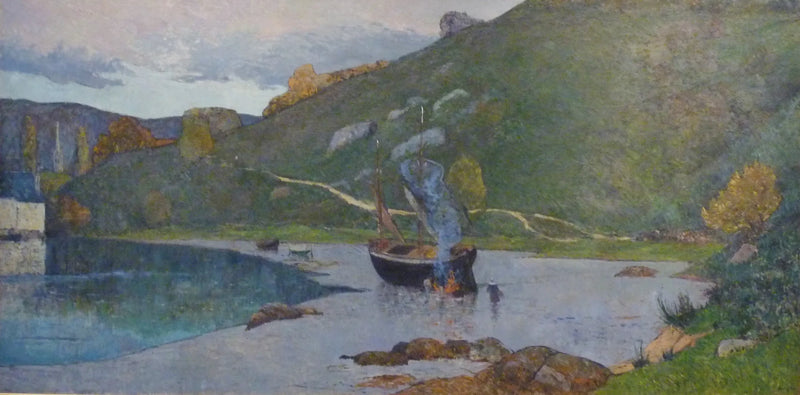 Pont-Aven Limanı Manzarası - Maxime Maufra