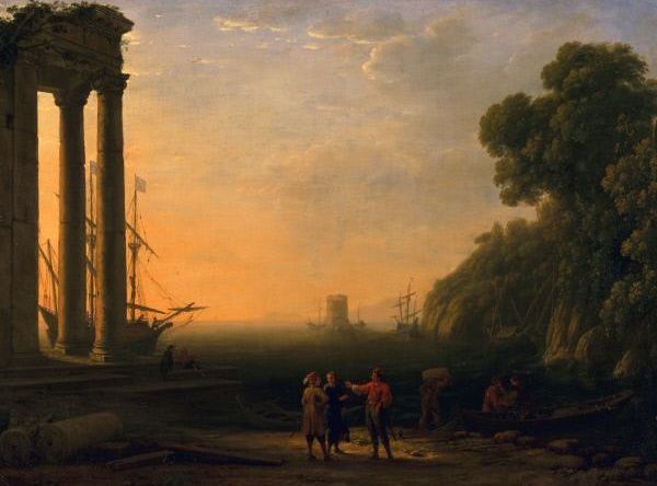 Vue du port maritime - Claude Lorrain