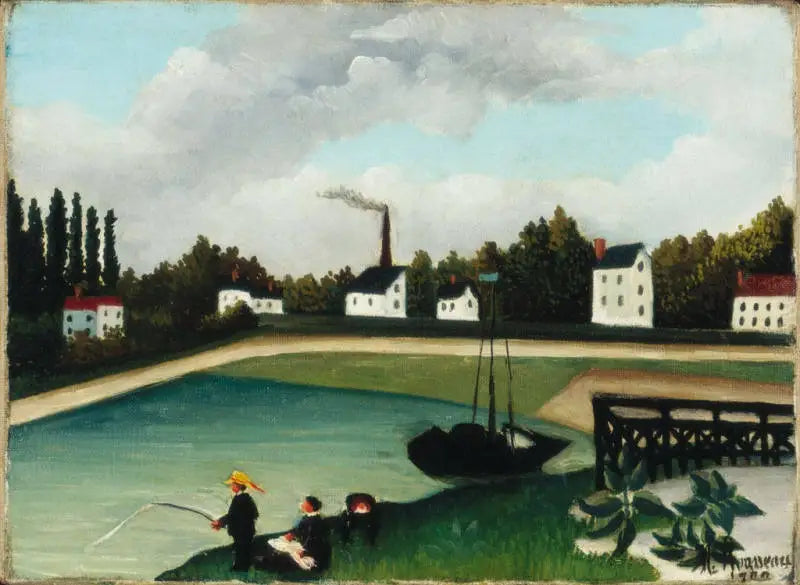 İvry İskelesi'nden İngiliz Limanı yakınlarındaki Seine Nehri - Henri Rousseau