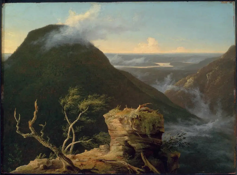 Catskill Dağlarındaki Round-Top Manzarası - Thomas Cole