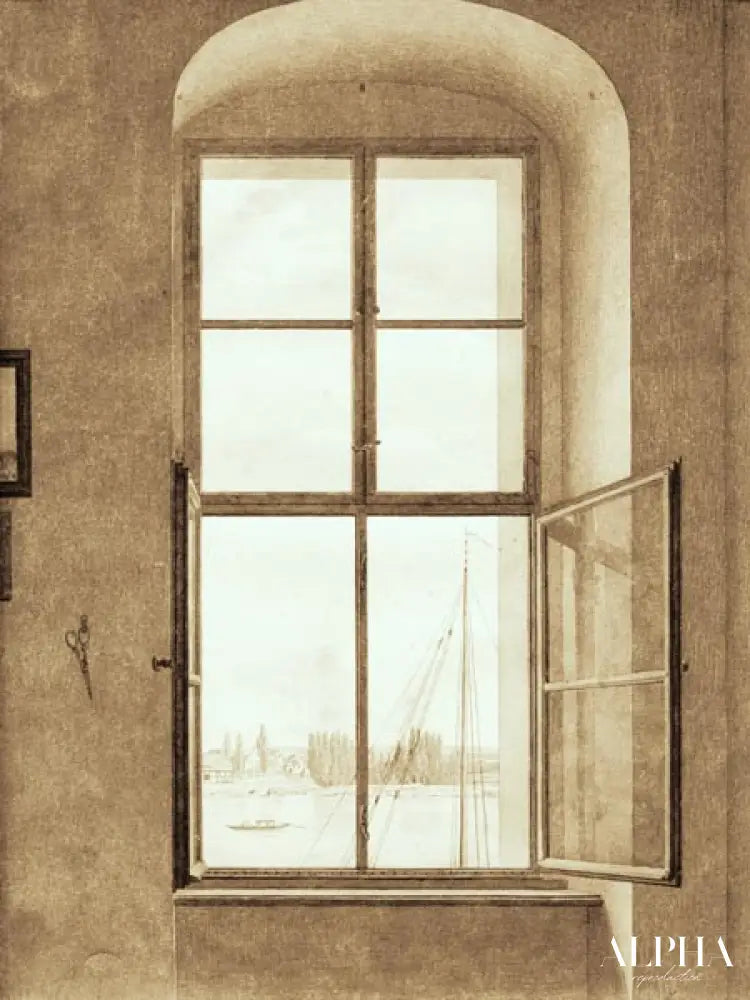 Vue du studio - Caspar David Friedrich - Reproductions de tableaux et peintures haut de gamme